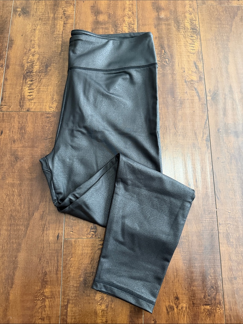 Matilda Jane Black Shiney High-Rise Leggings